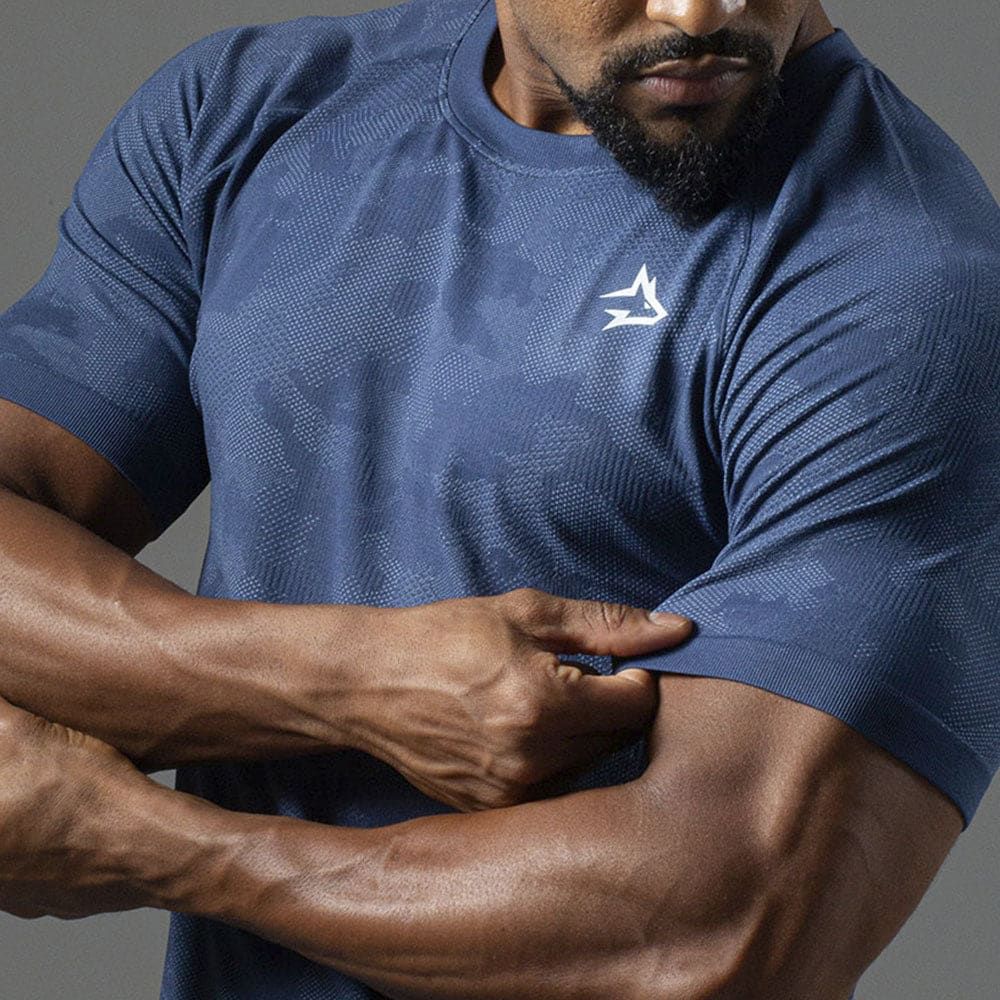 Camiseta Apex Dry New Lupus Marinho - Sem Costura — imagem 5