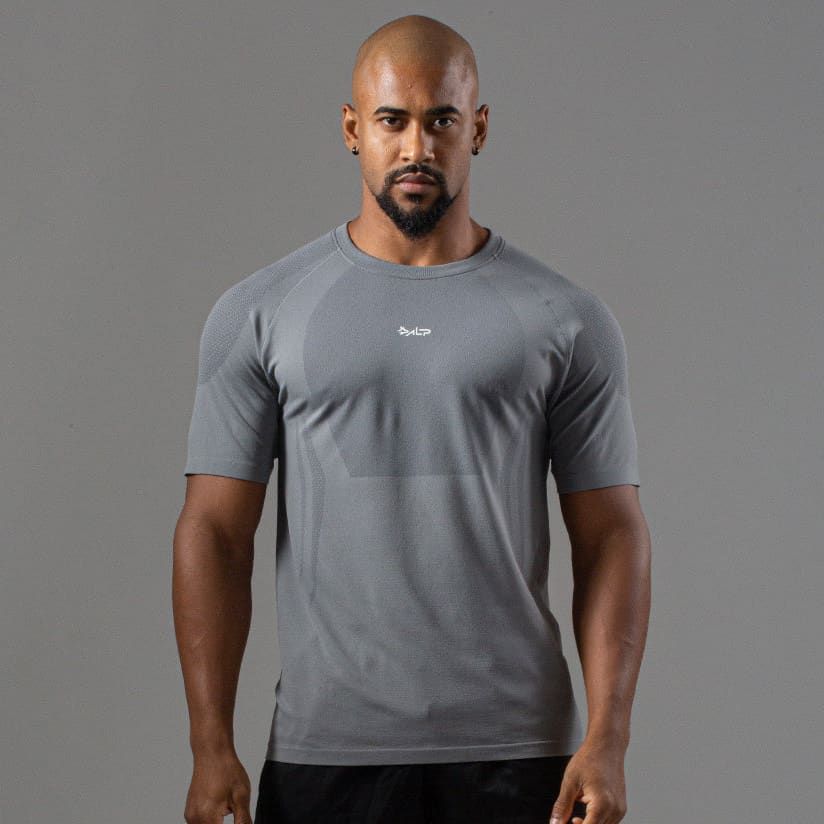 Camiseta Apex Dry New Tenacity Cinza - Sem Costura — imagem 3