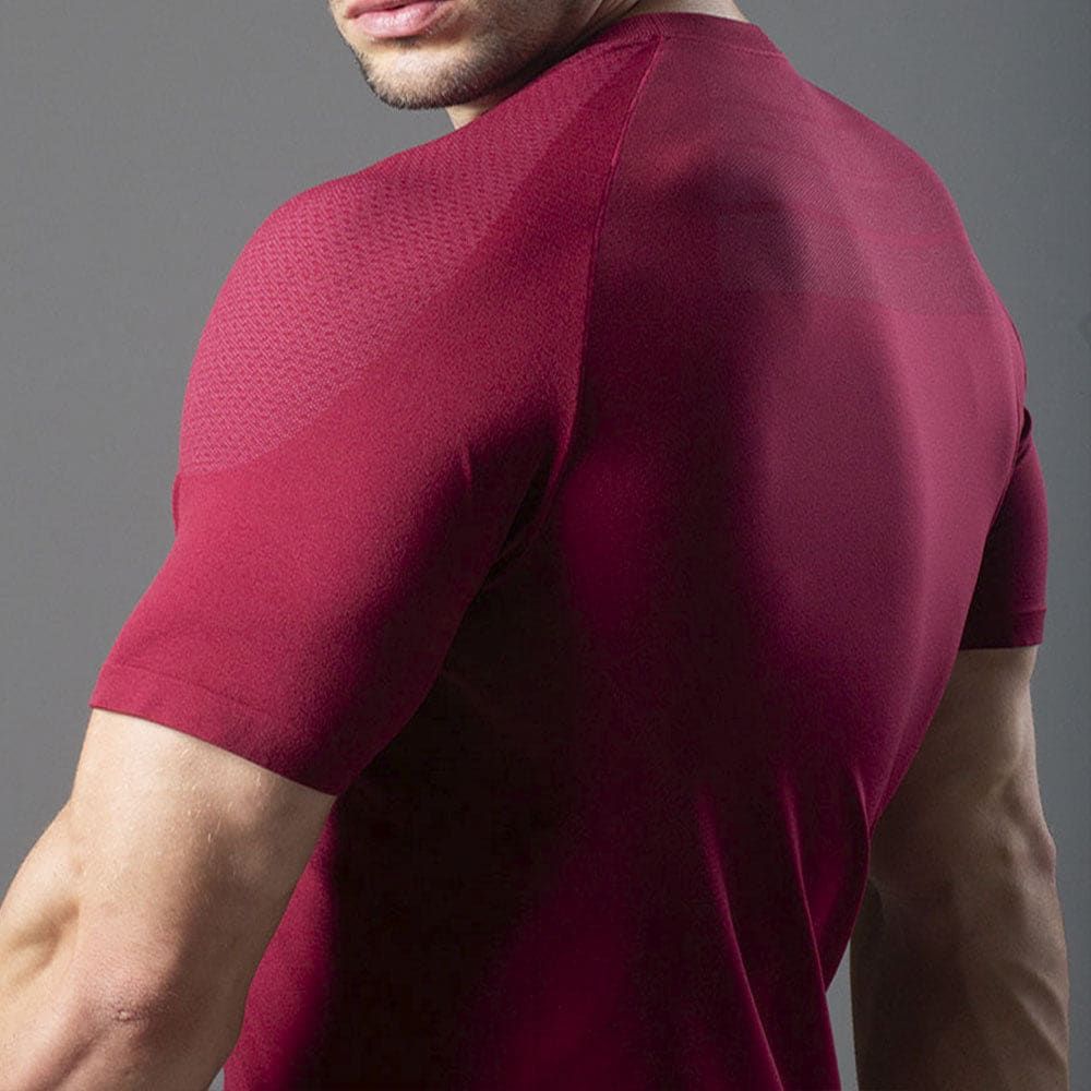 Camiseta Apex Dry New Tenacity Vinho - Sem Costura — imagem 5