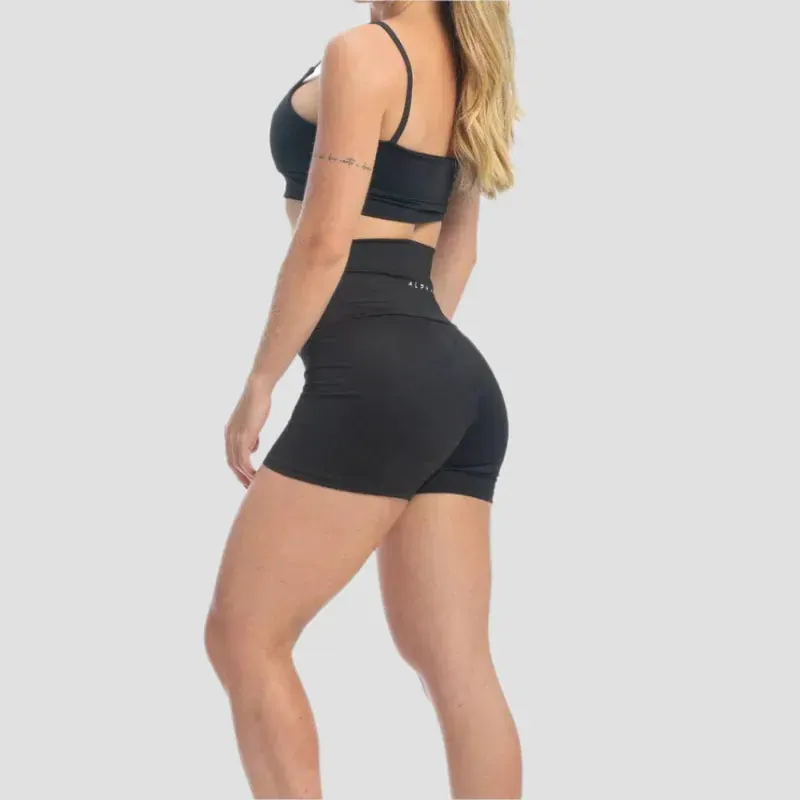 Conjunto Basic Feminino Top e Short - New Horizon Preto — imagem 5