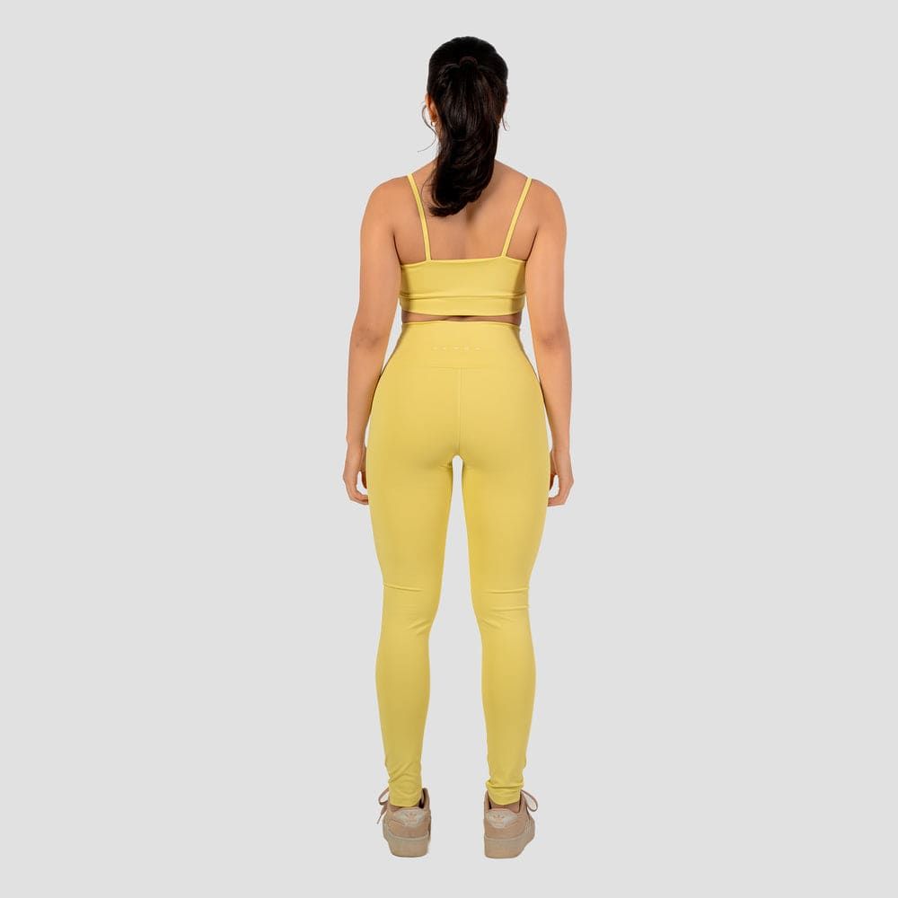 Conjunto Basic Feminino Top e Calça - New Horizon Amarelo Cítrico — imagem 5