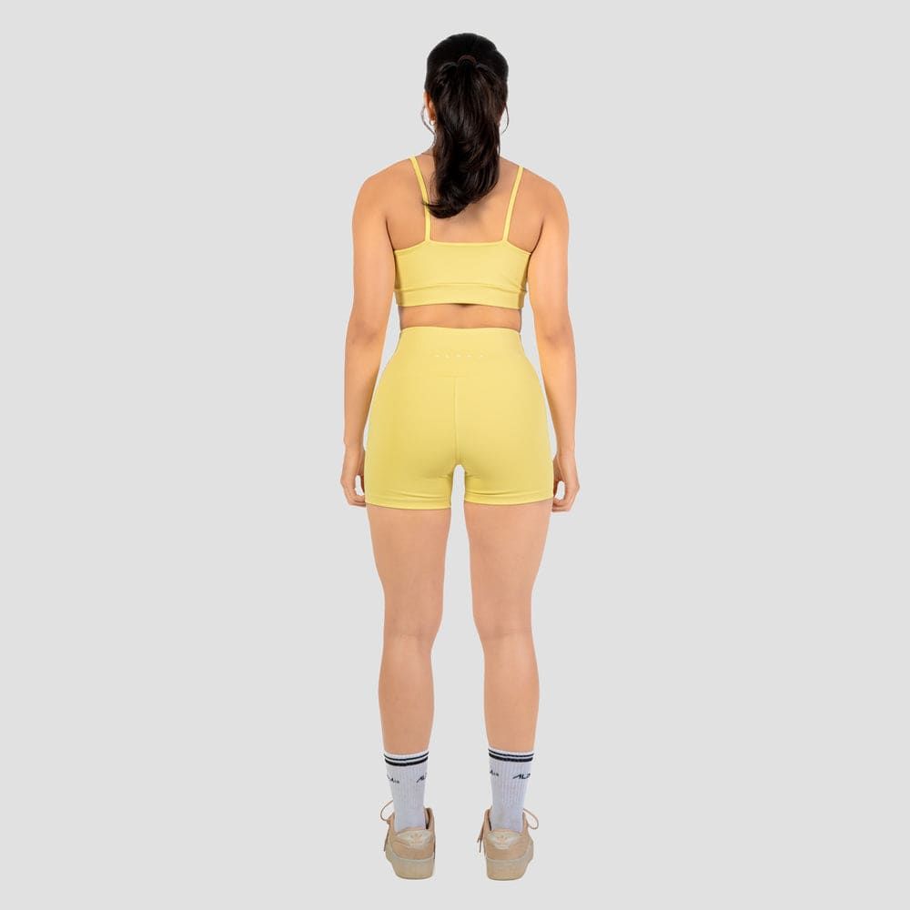 Conjunto Basic Feminino Top e Short - New Horizon Amarelo Cítrico — imagem 5