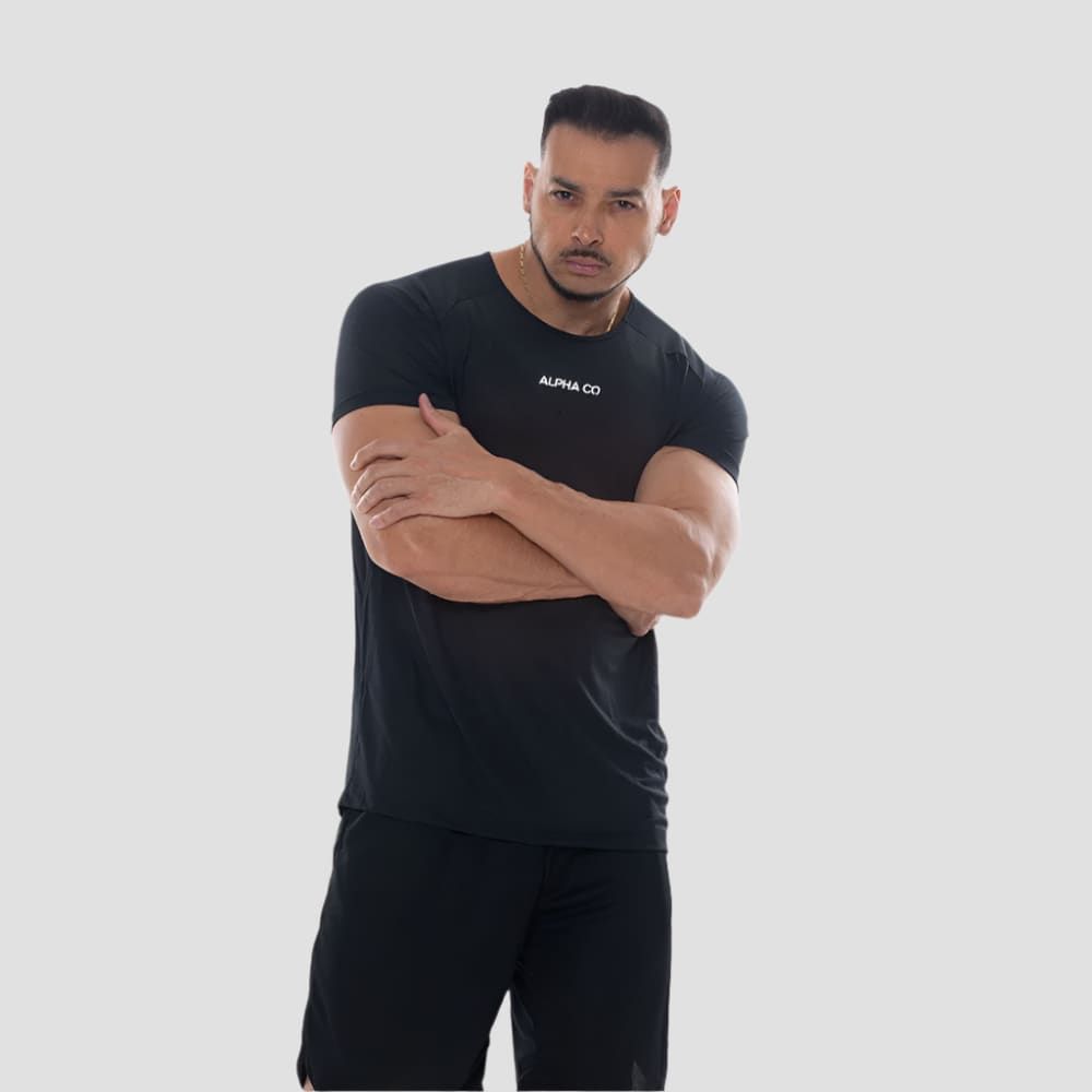 Kit 6 Camisetas Pretas de Treino — imagem 4