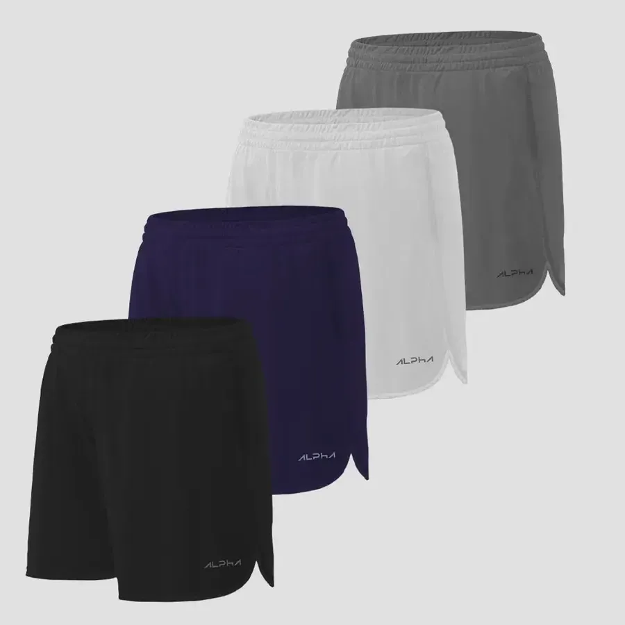 Kit 4 Shorts Corrida - Atleta Alta Performace