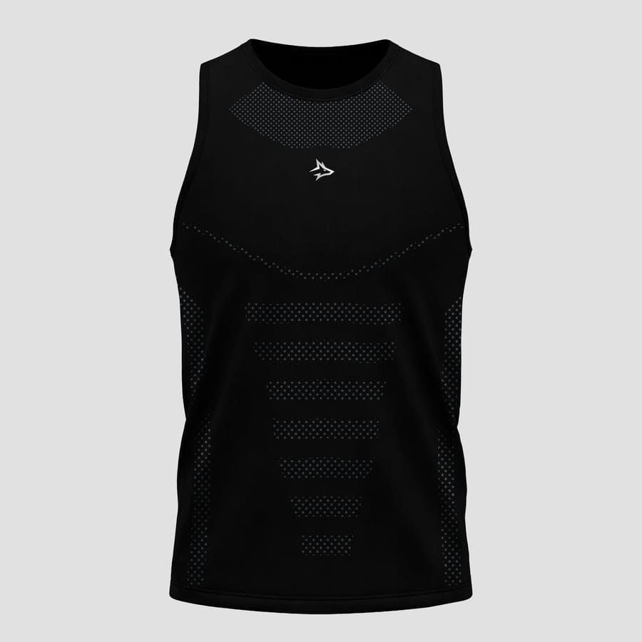 Regata Apex Dry Core Preto - Sem Costura