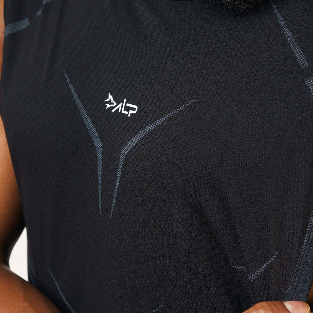 Regata Apex Dry Tank Preto - Sem Costura — imagem 4