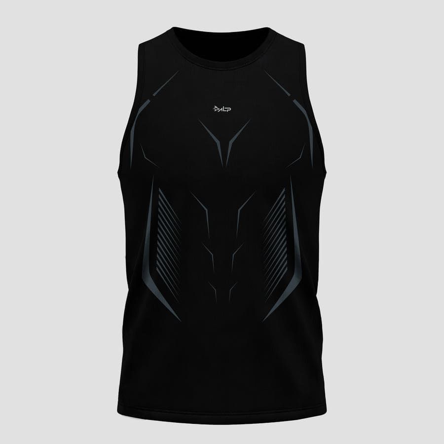 Regata Apex Dry Tank Preto - Sem Costura