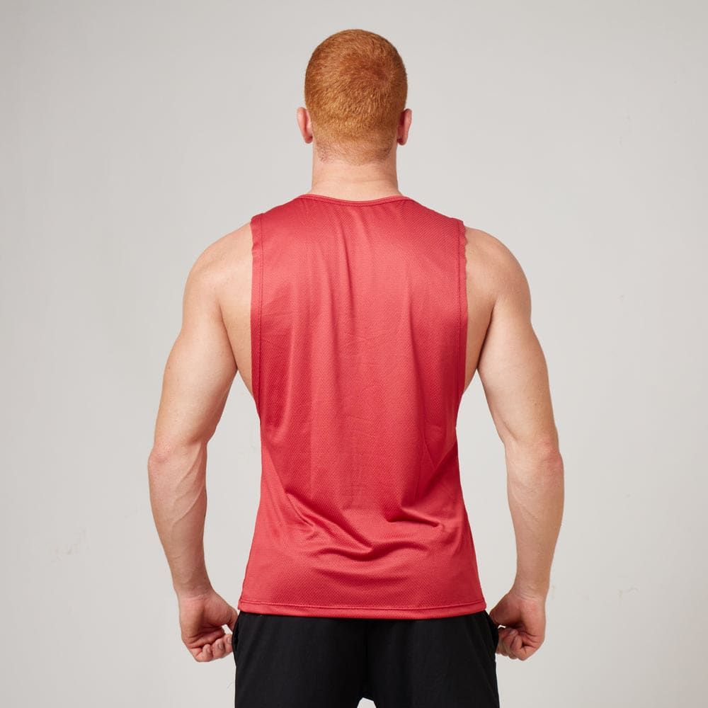 Regata Machão Dry Fit Horizon Vermelho Mercúrio — imagem 5