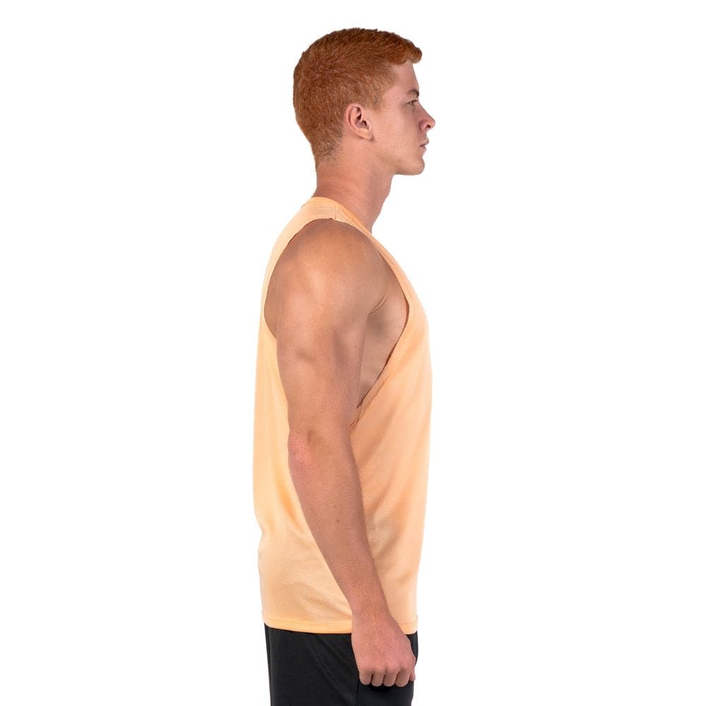 Regata Machão Dry Fit Lobo Geométrico Coral Suave — imagem 3