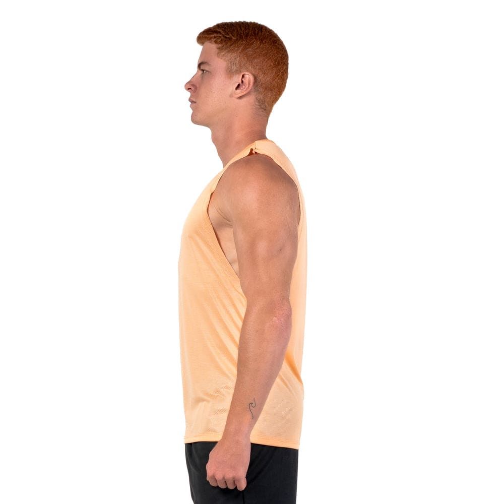Regata Machão Dry Fit Lobo Geométrico Coral Suave — imagem 5