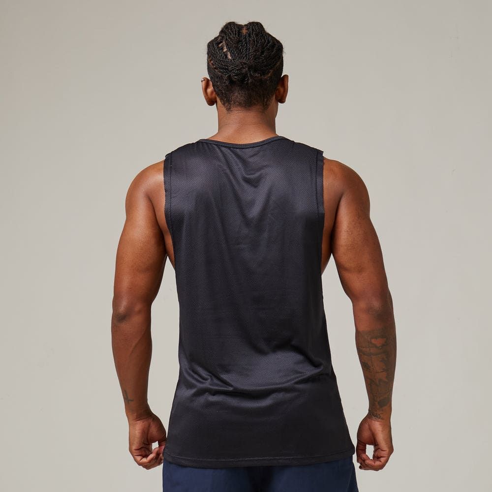 Regata Machão Dry Fit Lobo Geométrico Preto — imagem 5