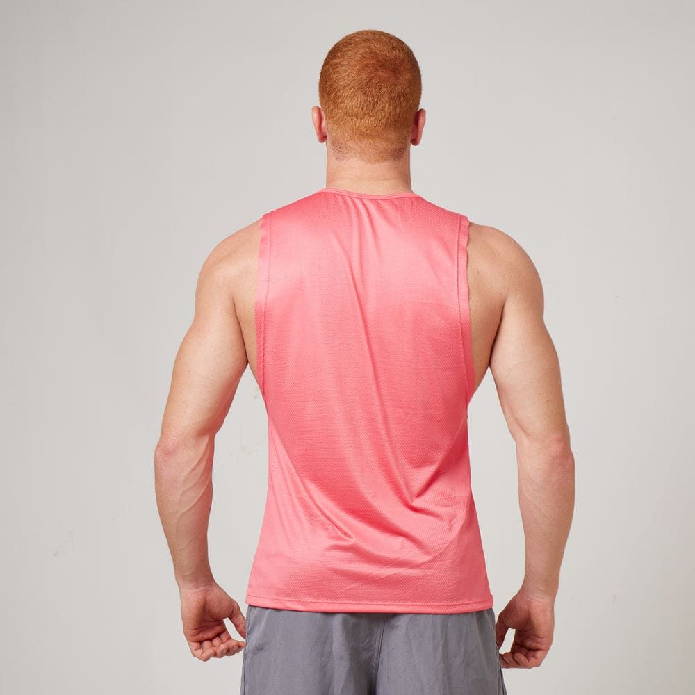 Regata Machão Dry Fit Lobo Geométrico Rosa Paraíso — imagem 5