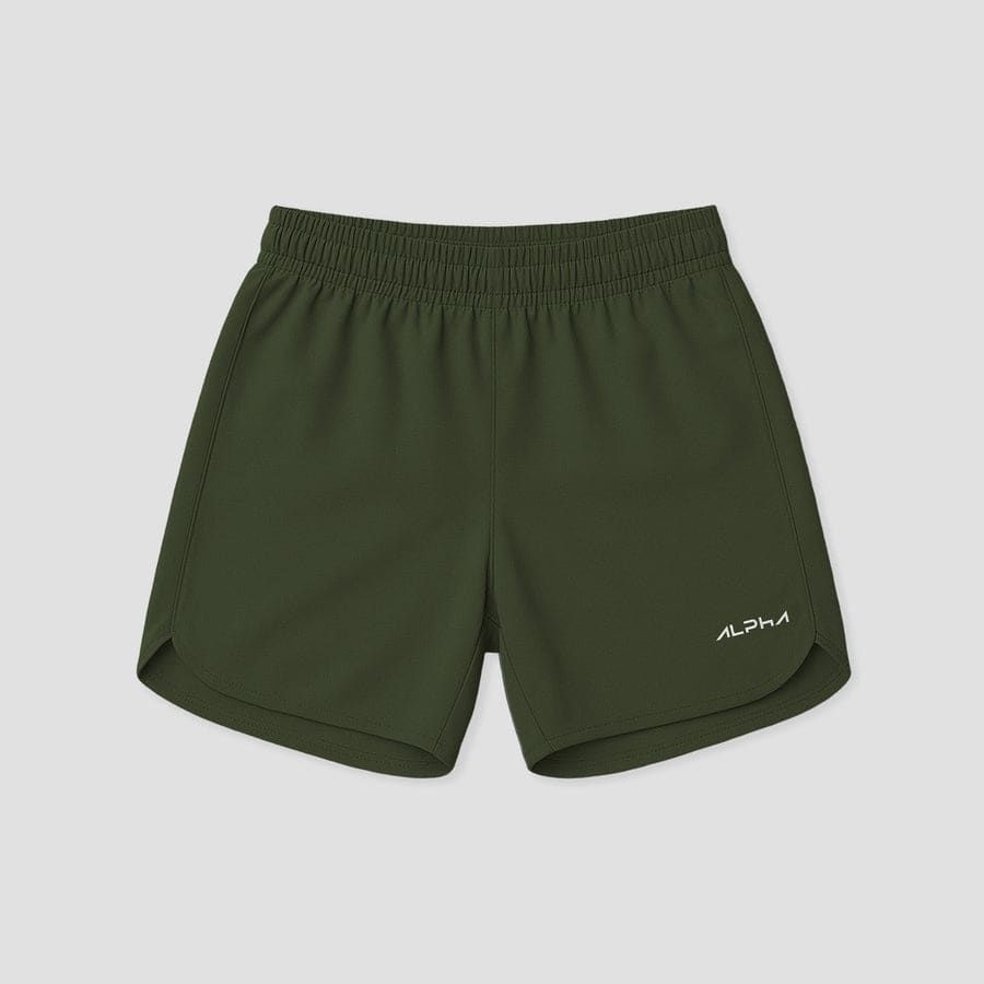 Short Corrida Masculino Dry Fit Fluid Verde Pistache