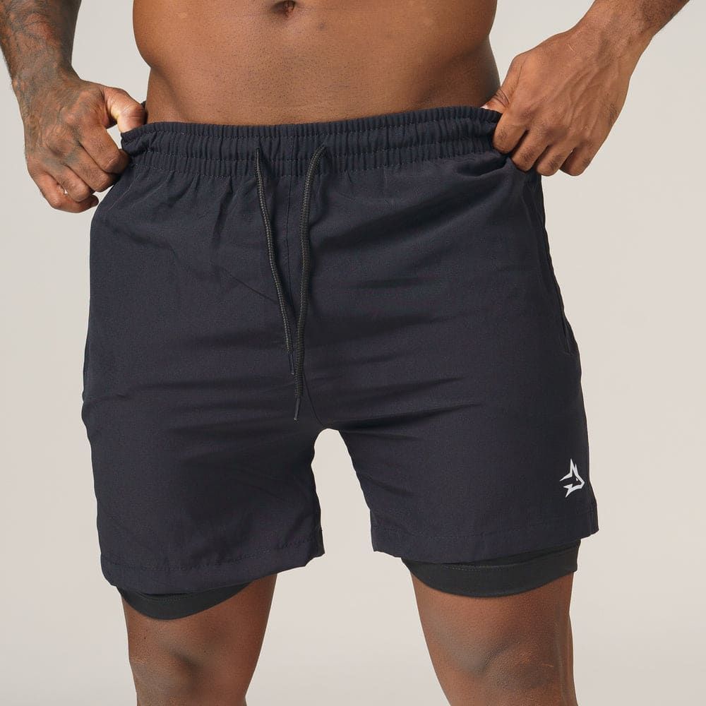 Short de Compressão Dry Fit Preto Bolso Ziper - Lupus — imagem 5