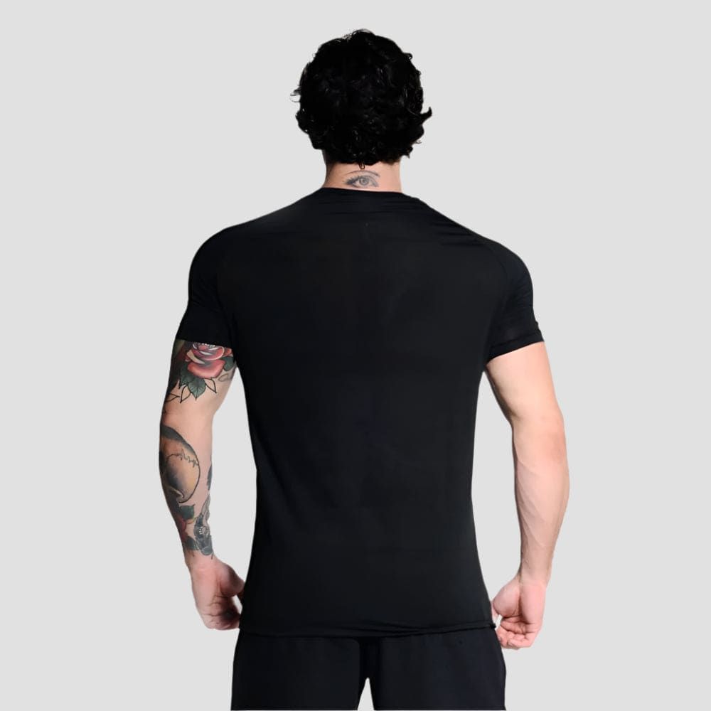 Tshirt Dry Perfomance Black Alpha — imagem 3