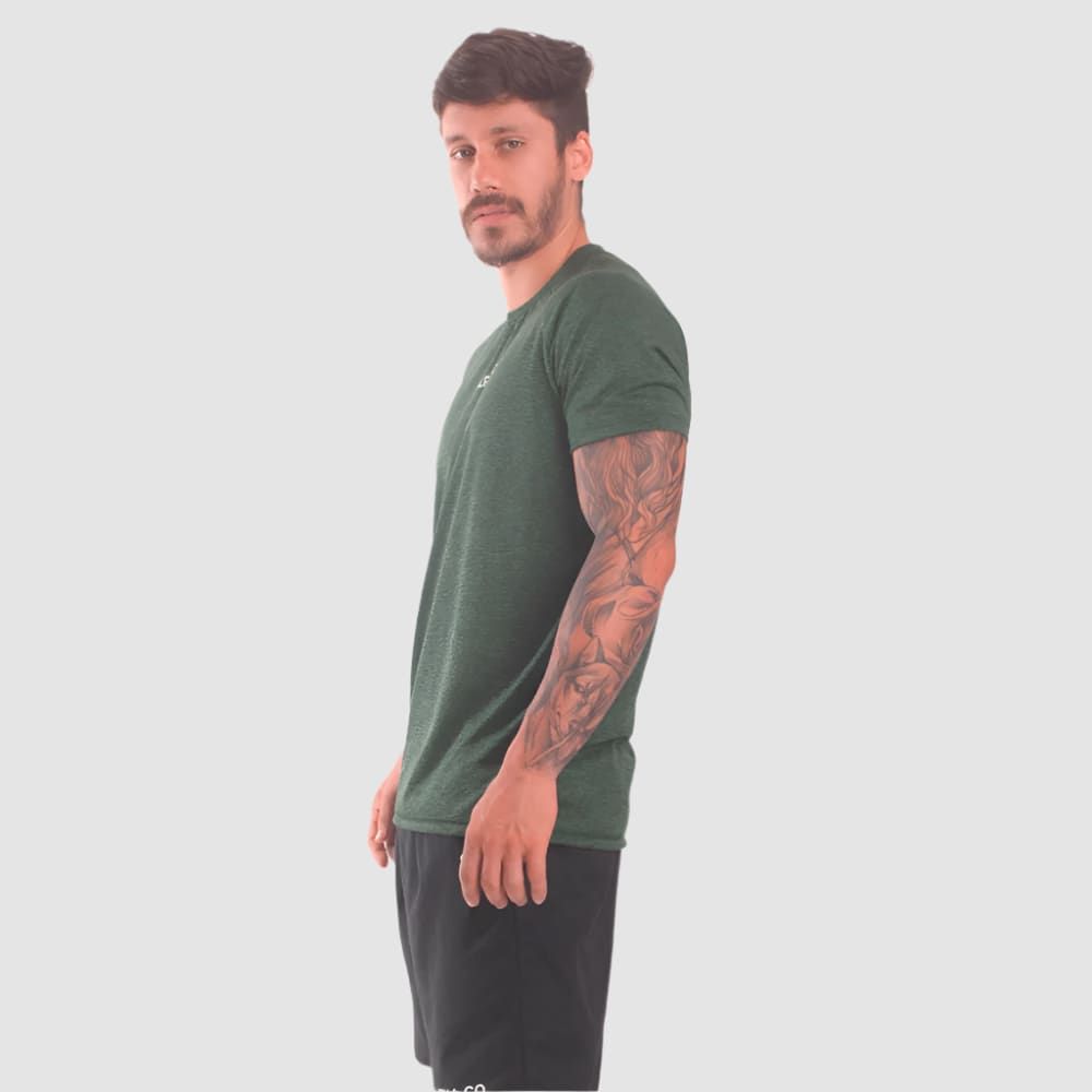 Tshirt Dry Performance Verde Alpha — imagem 4